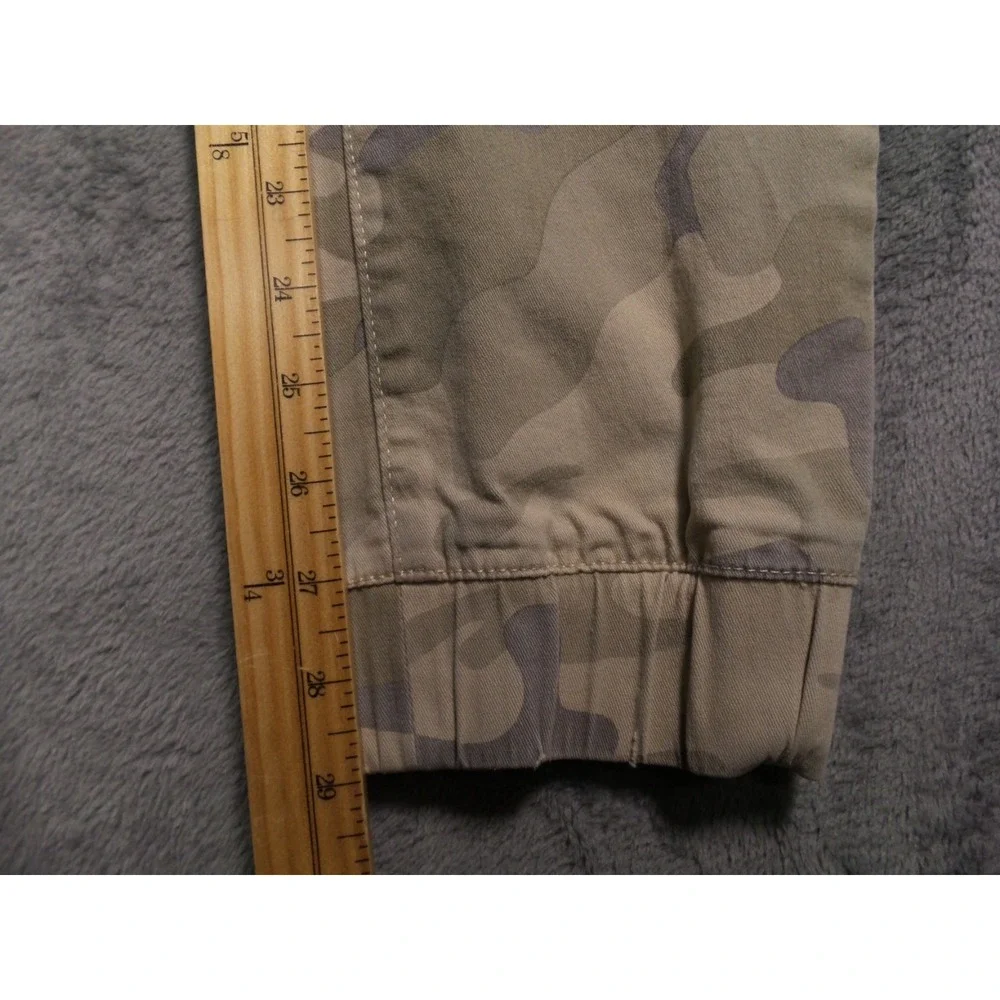 Silver Jeans Co Pants Womens‎ Size Medium Brown Camo Jogger Stretch Pull On